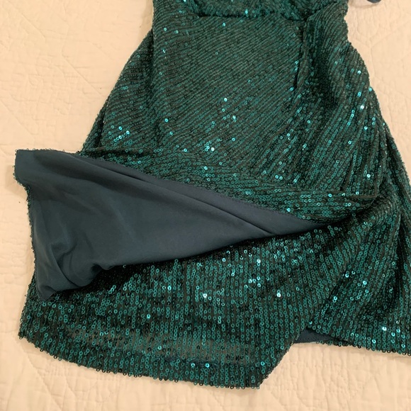 Midnight Doll Sequin Mini Dress - Picture 5 of 6